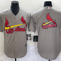 Men's St. Louis Cardinals Gray Alternate Replica Team Jersey1