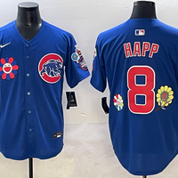 Men's Chicago Cubs Ian Happ #8 Royal Replica Player Jersey