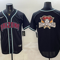 Men's Arizona Diamondbacks Black Fashion Replica Out Jersey
