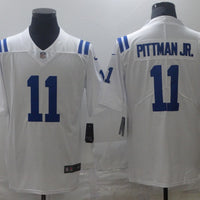 Men's Indianapolis Colts Michael Pittman Jr. #11 White Game Jersey1