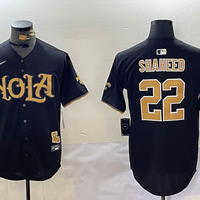 Men's New Orleans Saints Rashid Shaheed #22 Black Game Player Jersey1