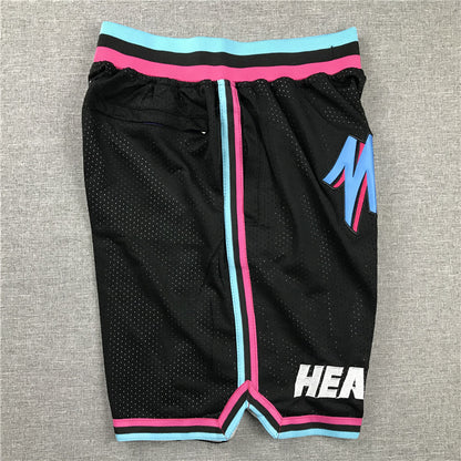 Men's Miami Heat Black Basketball Shorts1 City Edition