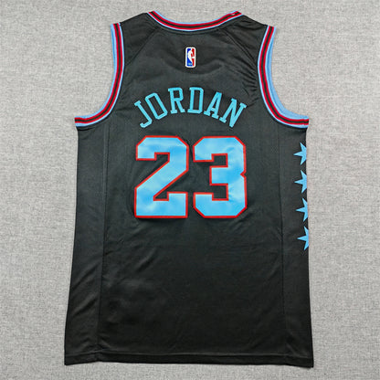 Men's Chicago Bulls Michael Jordan #23 Black 2025/26 Swingman Jersey - City Edition
