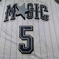 Men's Orlando Magic Paolo Banchero #5 Silver 2024/25 Swingman Player Jersey1 - City Edition