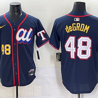 Men's American League Jacob deGrom #48 Navy 2025 All-Star Edition Limited Player Jersey