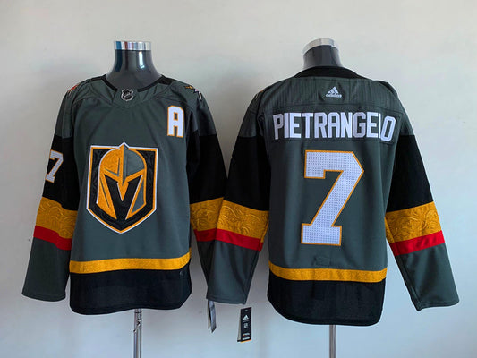 Men's Vegas Golden Knights Alex Pietrangelo #7 Gray Breakaway Player Jersey1