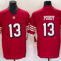 Men's San Francisco 49ers Brock Purdy #13 Red Game Player Jersey1