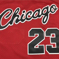 Men's Chicago Bulls Michael Jordan Red 1984-85 Hardwood Classics Jersey1