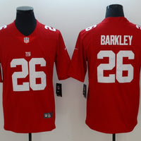 Men's New York Giants #26 Saquon Barkley Jersey1 Red