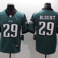 Men's Philadelphia Eagles LeGarrette Blount #29 Midnight Green Game Jersey1