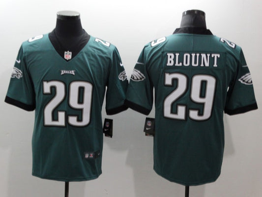 Men's Philadelphia Eagles LeGarrette Blount #29 Midnight Green Game Jersey1