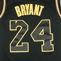 Men's Los Angeles Lakers Kobe Bryant #24 NBA Black Swingman Player Jersey1