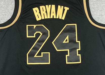 Men's Los Angeles Lakers Kobe Bryant #24 NBA Black Swingman Player Jersey1
