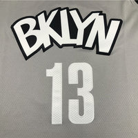 Men's Brooklyn Nets James Harden Charcoal 2020/21 Fast Break Replica Jersey1