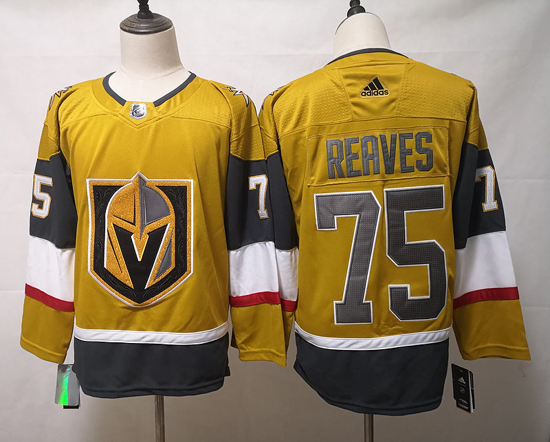 Men's Vegas Golden Knights Ryan Reaves #75 Gold Breakaway Player Jersey1