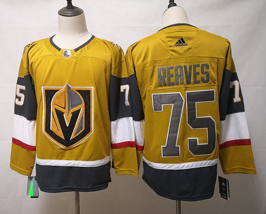 Men's Vegas Golden Knights Ryan Reaves #75 Gold Breakaway Player Jersey1