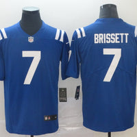 Men's Indianapolis Colts Jacoby Brissett Blue Game Jersey1