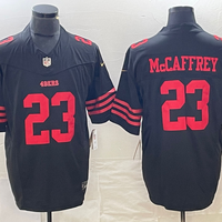 Men's San Francisco 49ers Christian McCaffrey #23 Black Game Jersey1