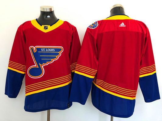 Men's St. Louis Blues Red Premier Breakaway Heritage Blank Jersey1