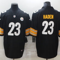 Men's Pittsburgh Steelers Joe Harden #23 Black Game Jersey1