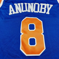 Men's New York Knicks OG Anunoby #8 Blue Swingman Jersey - Icon Edition