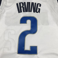 Men's Dallas Mavericks Kyrie Irving #2 White Fast Break Replica Jersey1 - Association Edition