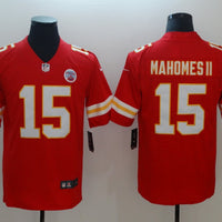 Patrick Mahomes II #15 Kansas City Chiefs Red Player Game Jersey - JerseysFreak