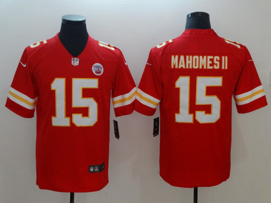 Men's Kansas City Chiefs Patrick Mahomes II #15 Red Player Game Jersey1