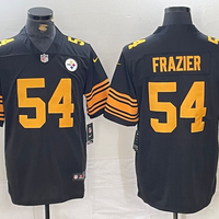 Men's Pittsburgh Steelers Zach Frazier #54 Black Alternate Game Jersey1