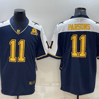 Men's Dallas Cowboys Micah Parsons #11 Navy Player Game Jersey1