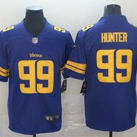 Men's Minnesota Vikings Danielle Hunter #99 Purple Game Player Jersey1