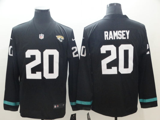 Men's Jacksonville Jaguars #20 Jalen Ramsey Black Player Game Jersey1