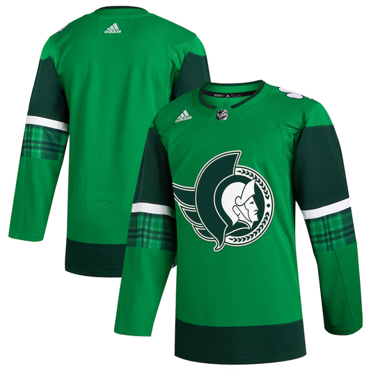 Men's Ottawa Senators Kelly Green 2023 St. Patrick's Day Primegreen Authentic Blank Jersey1