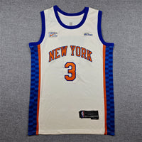 Men's New York Knicks Josh Hart #3 Cream 2025/26 Swingman Jersey - City Edition