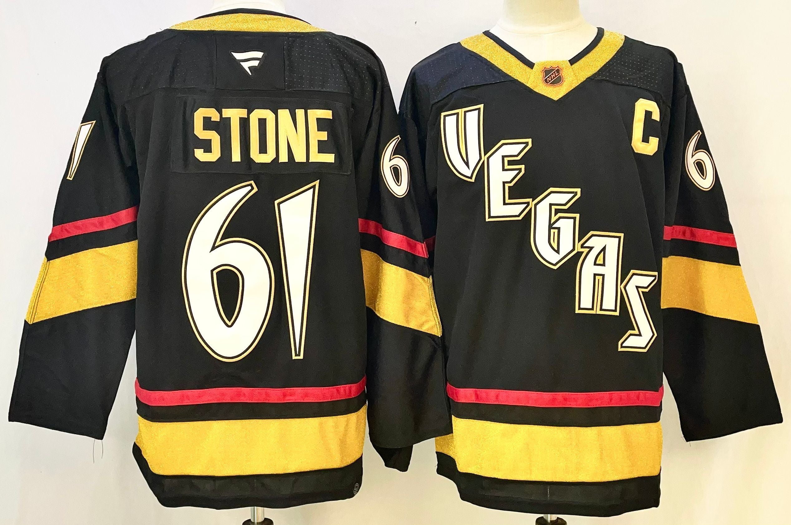 Men's Vegas Golden Knights Mark Stone #61 Black Breakaway Player Jersey