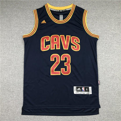 Men's Cleveland Cavaliers LeBron James #23 Navy Swingman Fashion Jersey1
