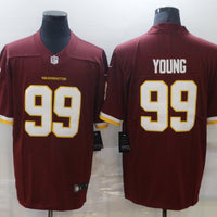 Men's Washington Commanders Chase Young #99 Red Game Jersey1
