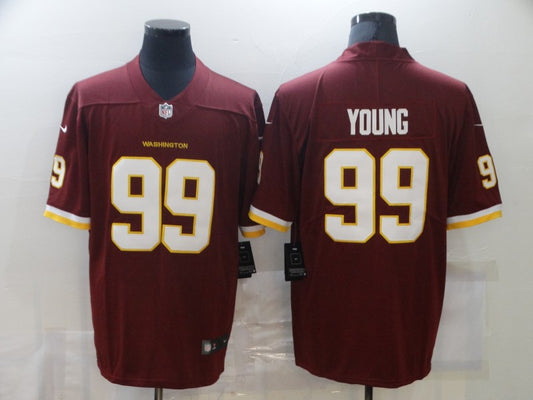 Men's Washington Commanders Chase Young #99 Red Game Jersey1