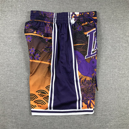 Men's Los Angeles Lakers Year of Rabbit Edition Pocket Shorts1