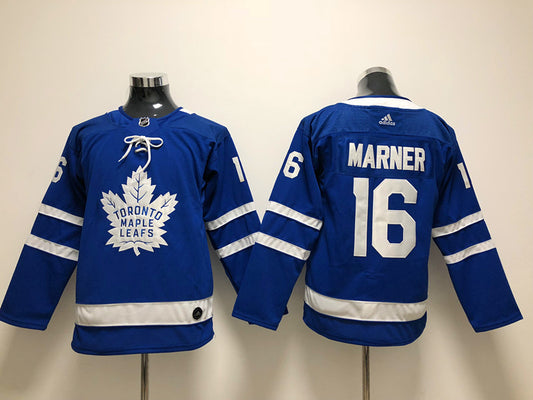Men's Toronto Maple Leafs Mitch Marner #16 Blue Game Jersey1