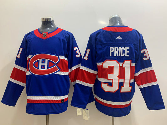 Men's Montreal Canadiens Carey Price #31 Blue Player Game Jersey1