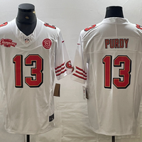 Men's San Francisco 49ers Brock Purdy White Game Player Jersey1