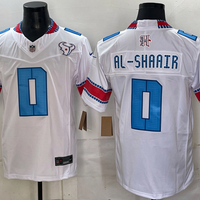 Men's Houston Texans Azeez Al-Shaair #0 White 2026 Rivalries Collection Stitched Limited Jersey