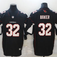 Men's Arizona Cardinals Budda Baker #32 Black Game Player Jersey1