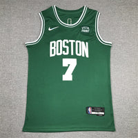 Men's Boston Celtics Jaylen Brown #7 Green 2022/23 Swingman Jersey1 - Icon Edition