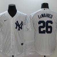 Men's New York Yankees DJ LeMahieu #26 White Replica Baseball Jersey1