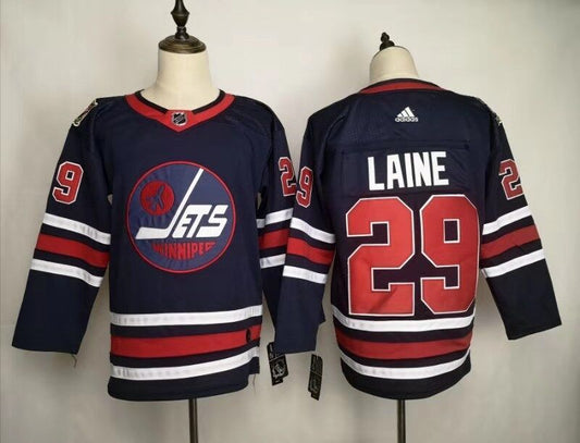 Men's Winnipeg Jets Patrick Laine #29 Navy Player Jersey1