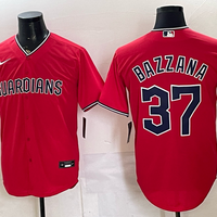 Men's Cleveland Guardians Travis Bazzana #37 Red Alternate Replica Jersey