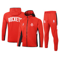 Men's Houston Rockets 2019/20 Showtime Full-Zip Therma Flex Performance Hoodie