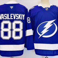 Men's Tampa Bay Lightning Andrei Vasilevskiy #88 Fanatics Blue Player Jersey